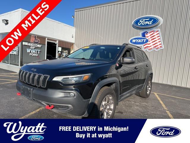used 2021 Jeep Cherokee car, priced at $21,200