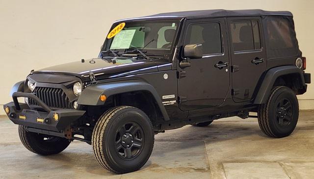 used 2018 Jeep Wrangler JK Unlimited car, priced at $19,989
