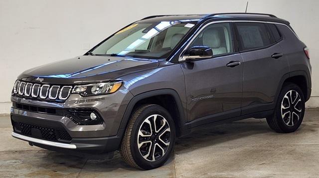 used 2022 Jeep Compass car, priced at $22,596
