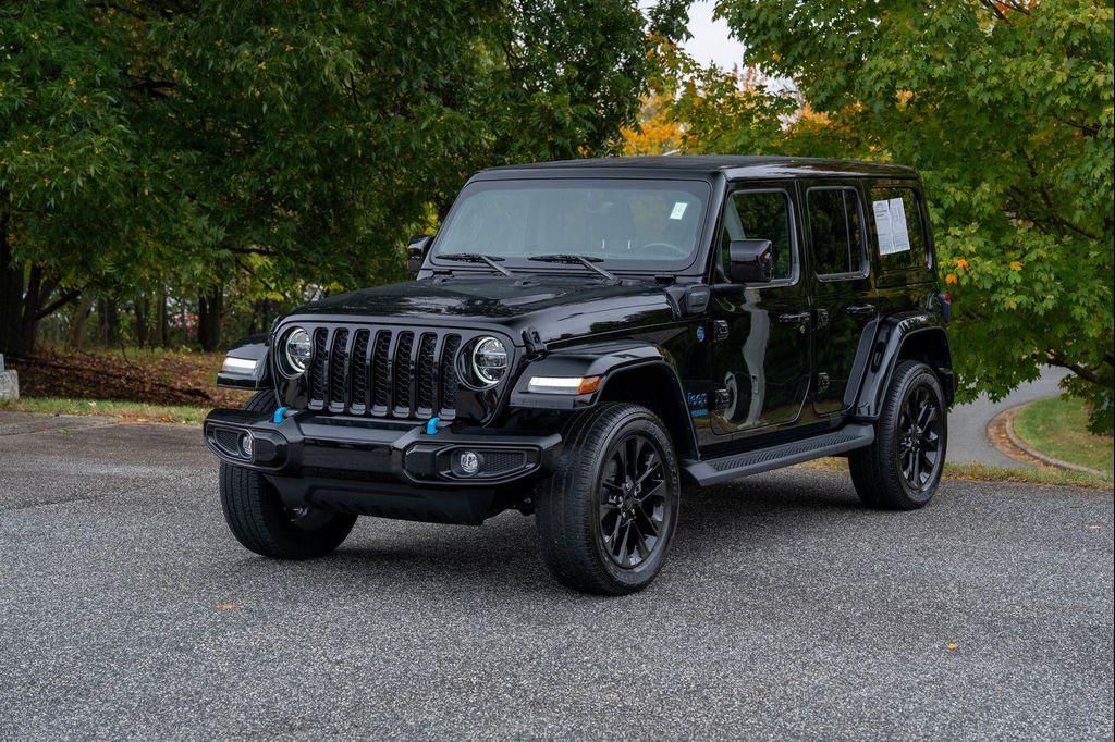 used 2021 Jeep Wrangler Unlimited 4xe car, priced at $36,499