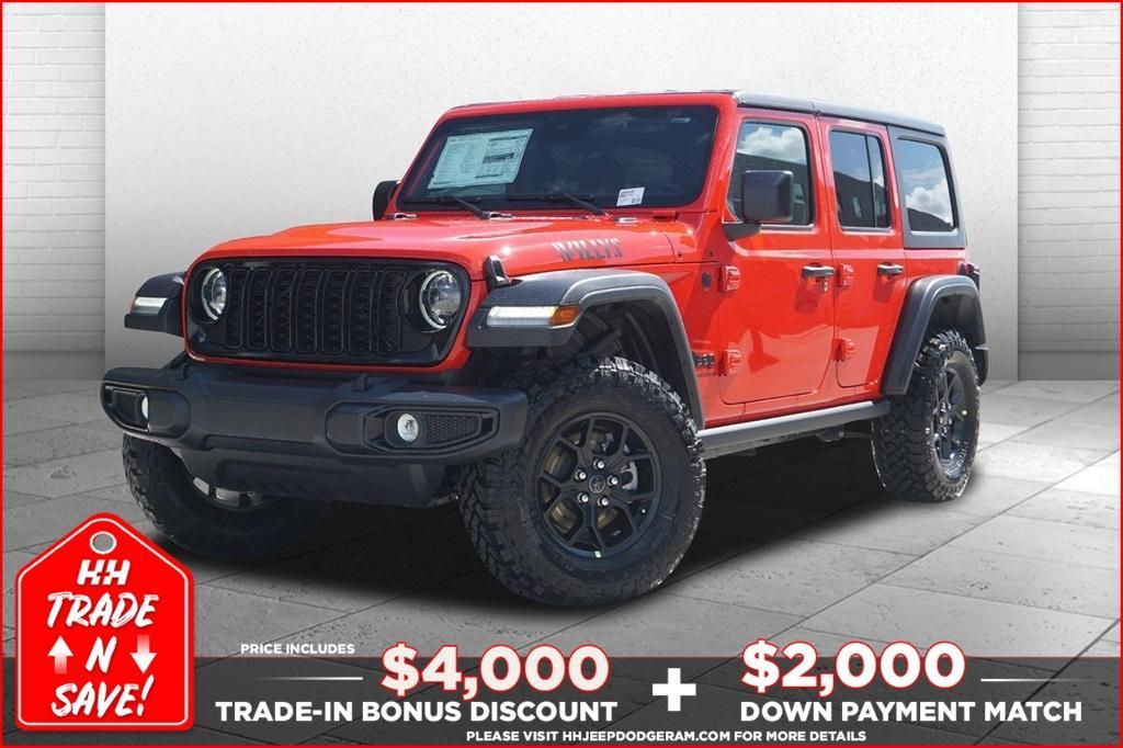 new 2024 Jeep Wrangler car, priced at $50,165