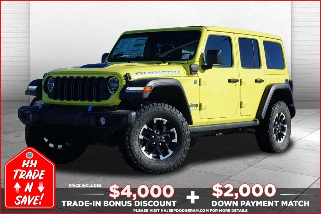new 2024 Jeep Wrangler 4xe car, priced at $63,870