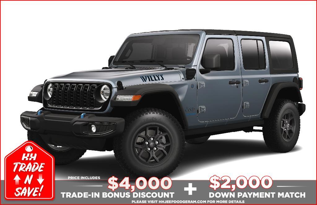 new 2024 Jeep Wrangler 4xe car, priced at $56,825