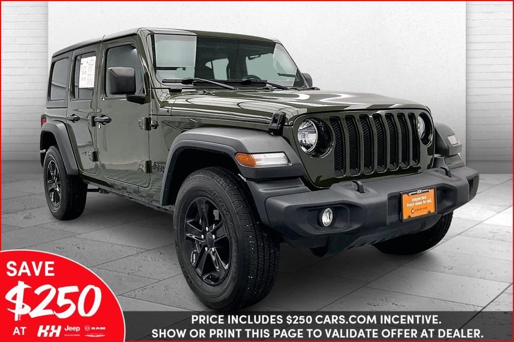 used 2022 Jeep Wrangler Unlimited car, priced at $38,339