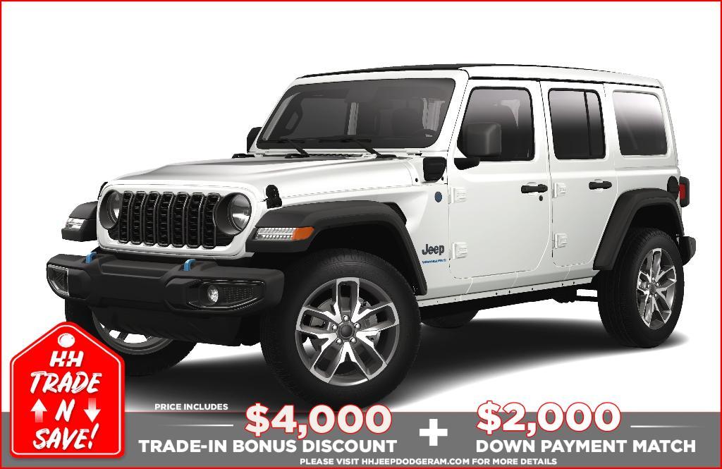 new 2024 Jeep Wrangler 4xe car, priced at $53,745