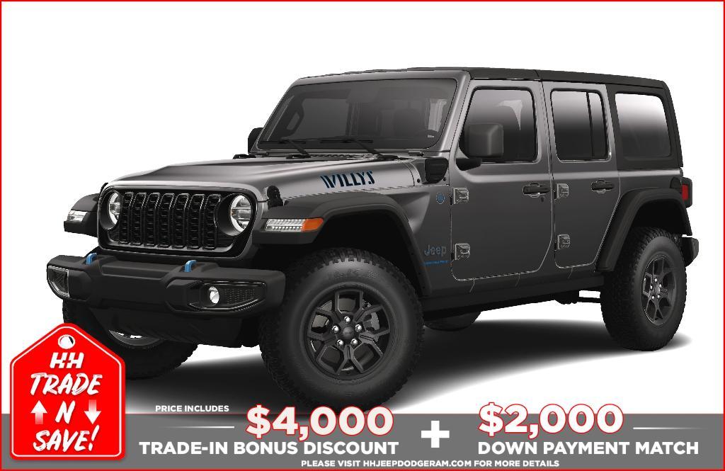 new 2024 Jeep Wrangler 4xe car, priced at $54,610