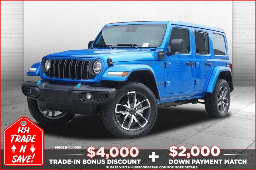 new 2024 Jeep Wrangler 4xe car, priced at $52,340