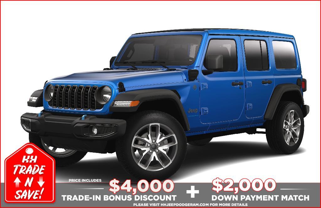new 2024 Jeep Wrangler 4xe car, priced at $54,340