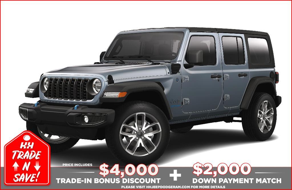 new 2024 Jeep Wrangler 4xe car, priced at $54,930