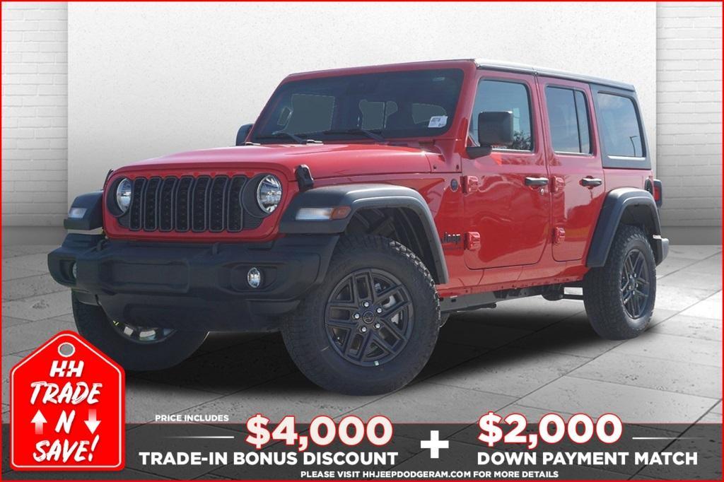 new 2024 Jeep Wrangler car, priced at $45,435