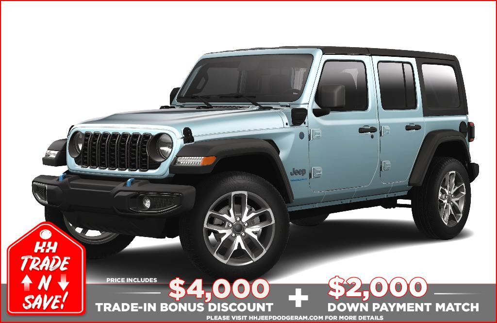 new 2024 Jeep Wrangler 4xe car, priced at $53,435