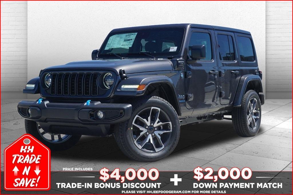 new 2024 Jeep Wrangler 4xe car, priced at $52,930