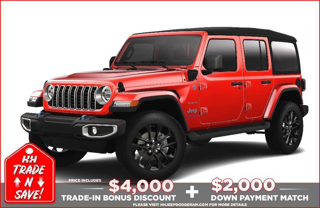 new 2024 Jeep Wrangler 4xe car, priced at $58,735