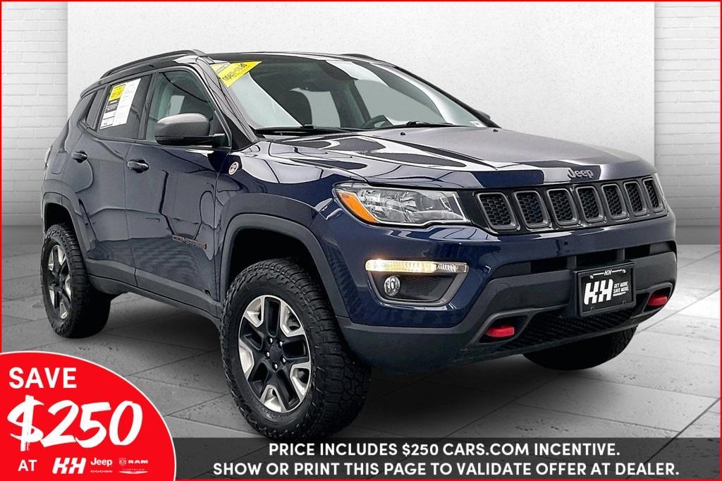 used 2018 Jeep Compass car, priced at $21,249