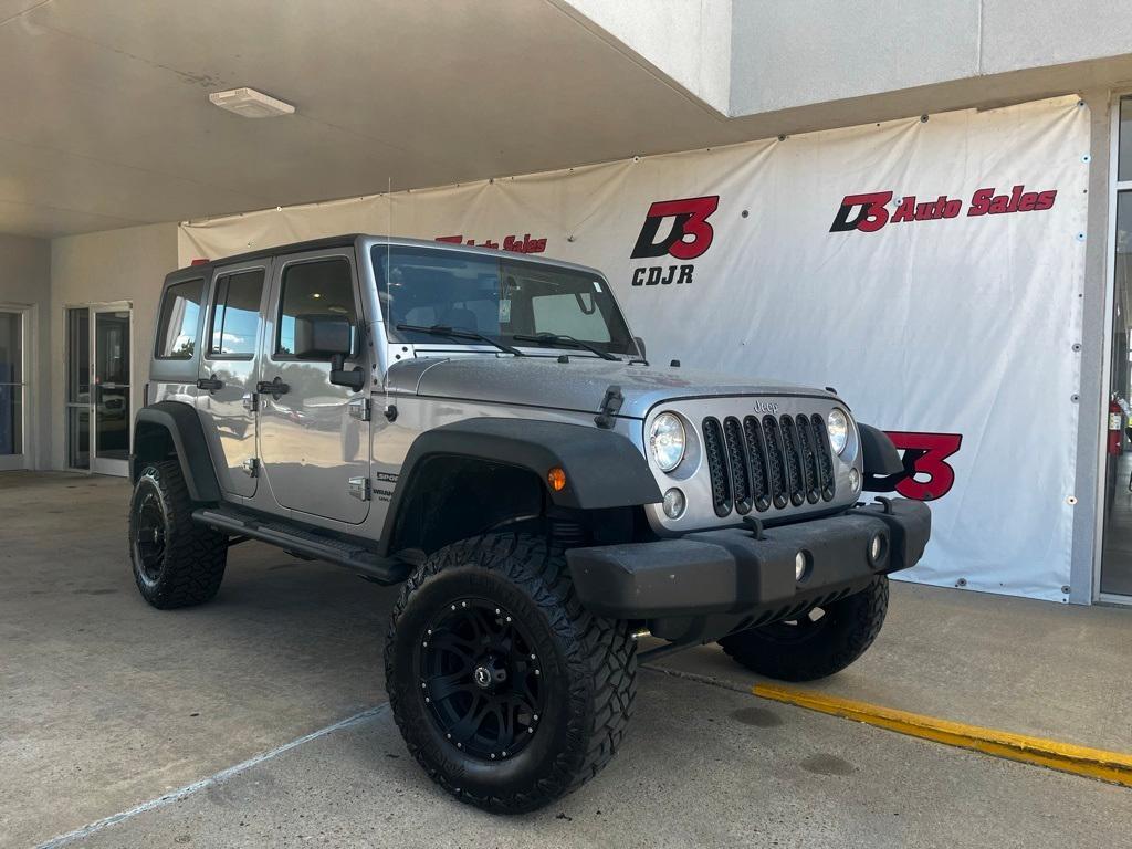 used 2016 Jeep Wrangler Unlimited car, priced at $18,078