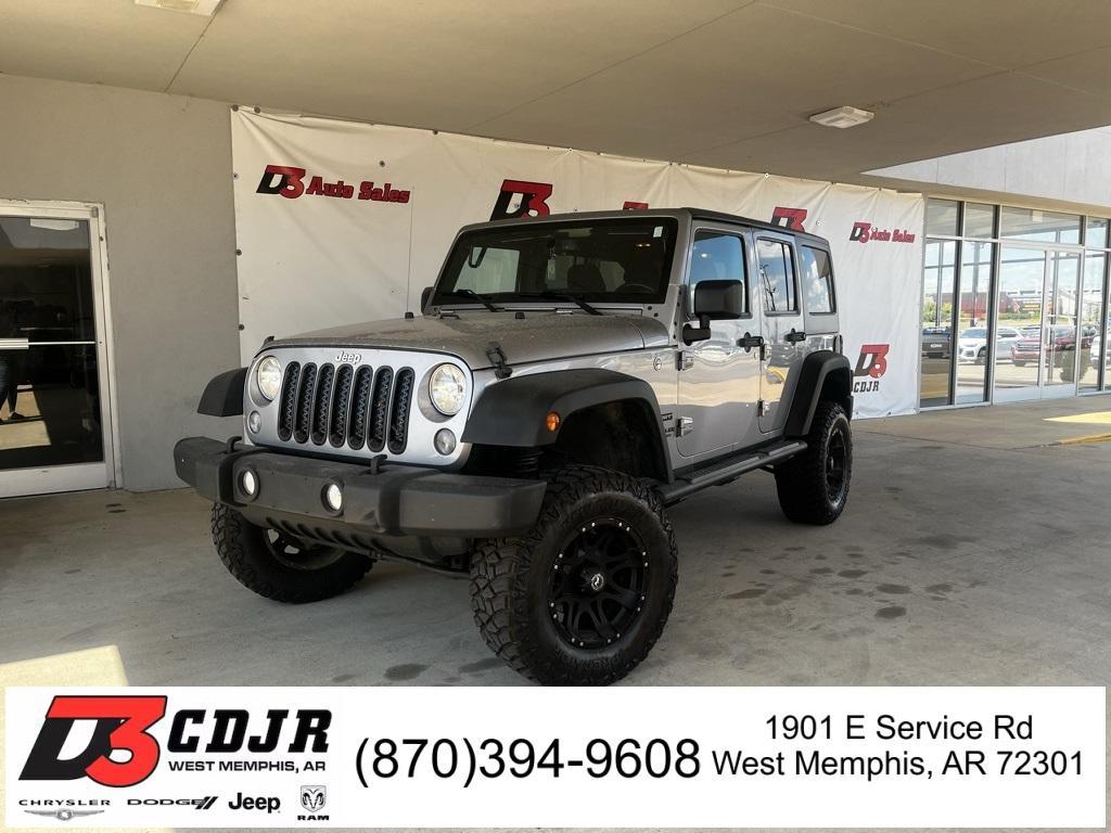 used 2016 Jeep Wrangler Unlimited car, priced at $18,078
