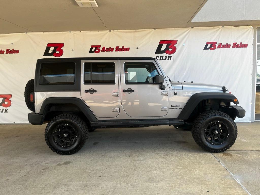 used 2016 Jeep Wrangler Unlimited car, priced at $18,078