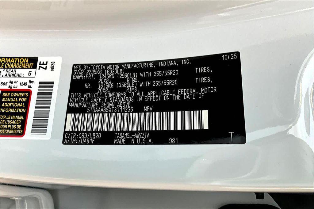 new 2026 Toyota Grand Highlander car, priced at $57,836