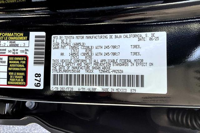 new 2025 Toyota Tacoma car, priced at $44,423