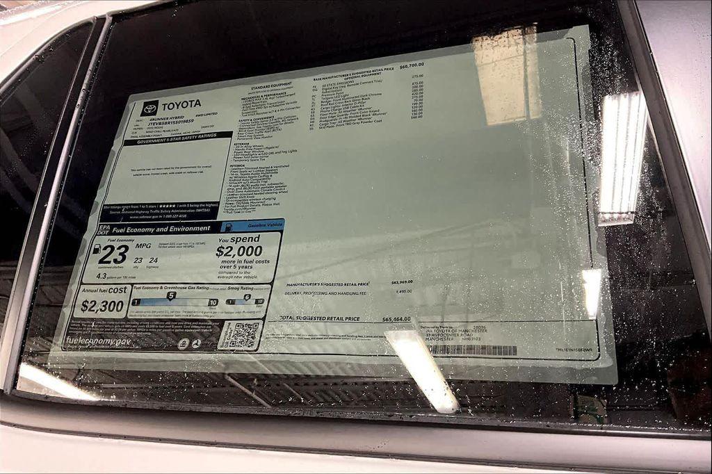 new 2025 Toyota 4Runner car, priced at $65,464