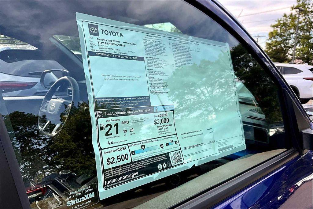 new 2025 Toyota Tacoma car, priced at $50,115