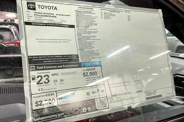 new 2025 Toyota Tacoma Hybrid car, priced at $66,159