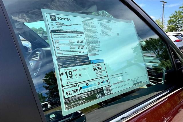 new 2025 Toyota Tundra car, priced at $74,180