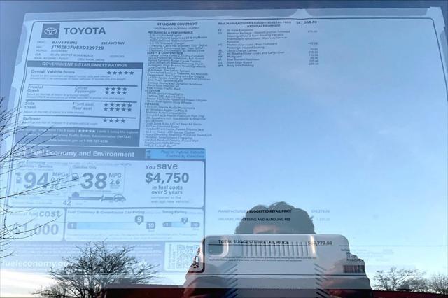 new 2024 Toyota RAV4 Prime car, priced at $50,773