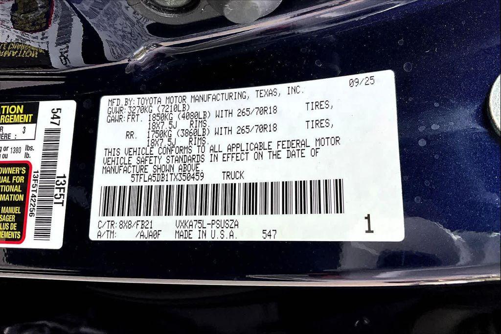 new 2026 Toyota Tundra car, priced at $58,787