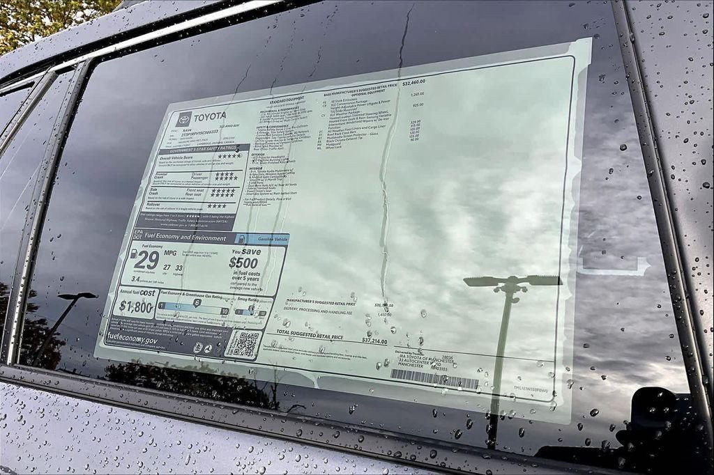 new 2025 Toyota RAV4 car, priced at $37,214