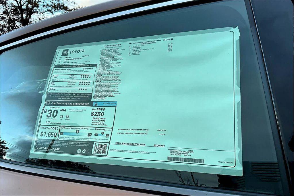 new 2026 Toyota Crown car, priced at $57,869