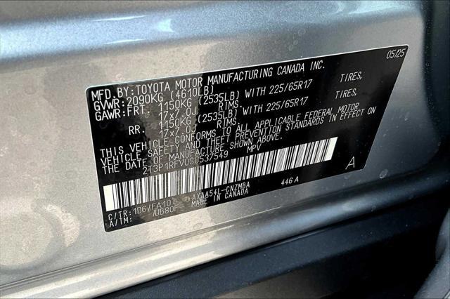 new 2025 Toyota RAV4 car, priced at $37,013