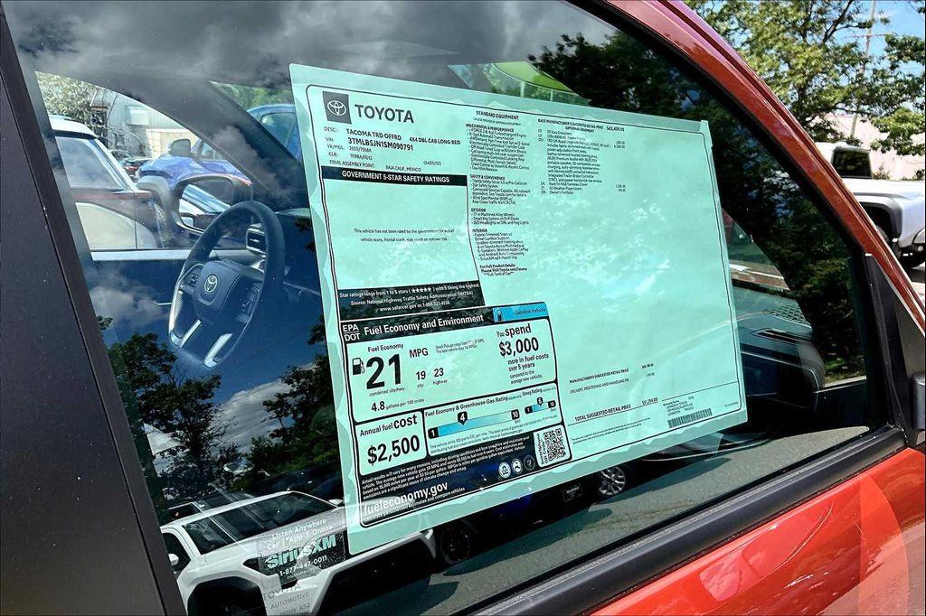 new 2025 Toyota Tacoma car, priced at $51,284