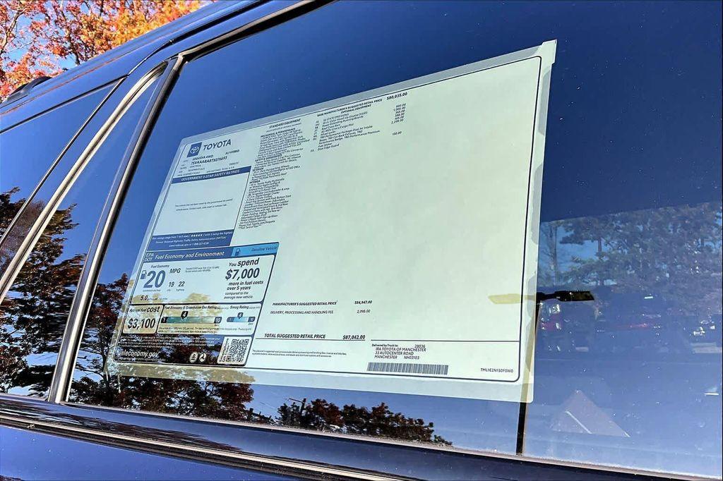 new 2026 Toyota Sequoia car, priced at $87,042