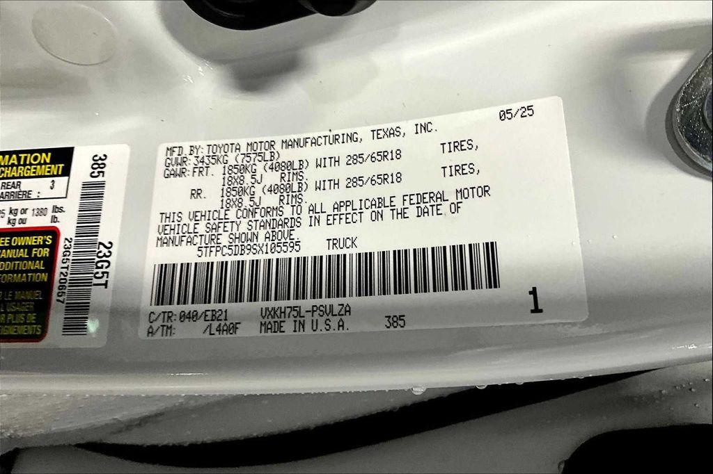 new 2025 Toyota Tundra Hybrid car, priced at $75,473