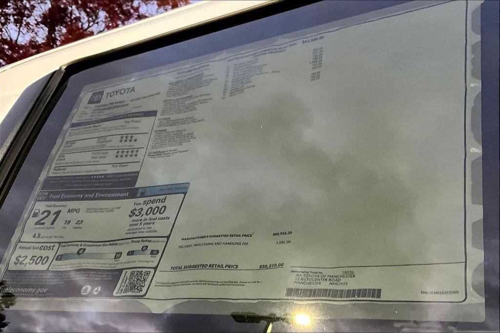 new 2025 Toyota Tacoma car, priced at $50,519