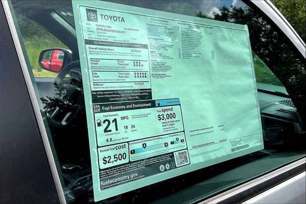 new 2025 Toyota Tacoma car, priced at $47,473
