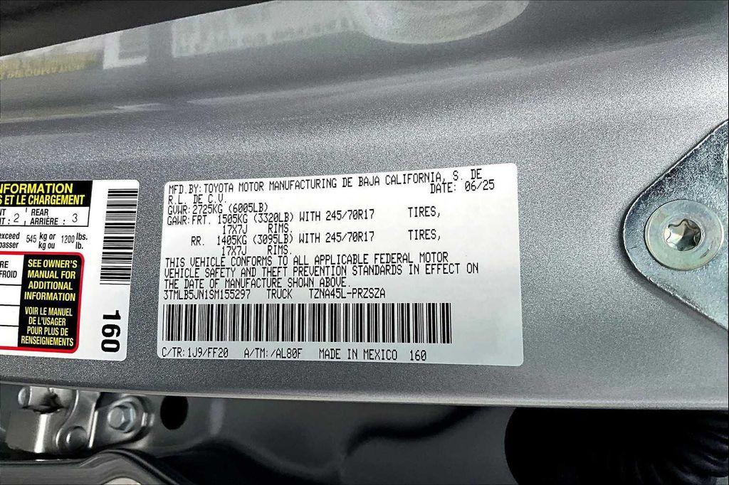 new 2025 Toyota Tacoma car, priced at $47,473