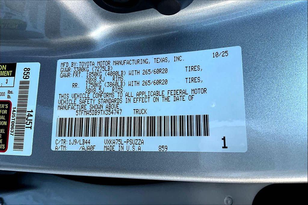 new 2026 Toyota Tundra car, priced at $73,025