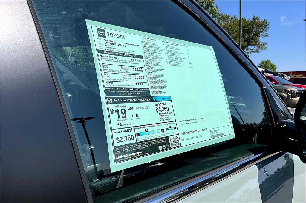 new 2025 Toyota Tundra car, priced at $62,908