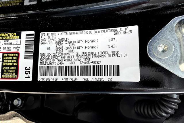 new 2025 Toyota Tacoma car, priced at $44,423