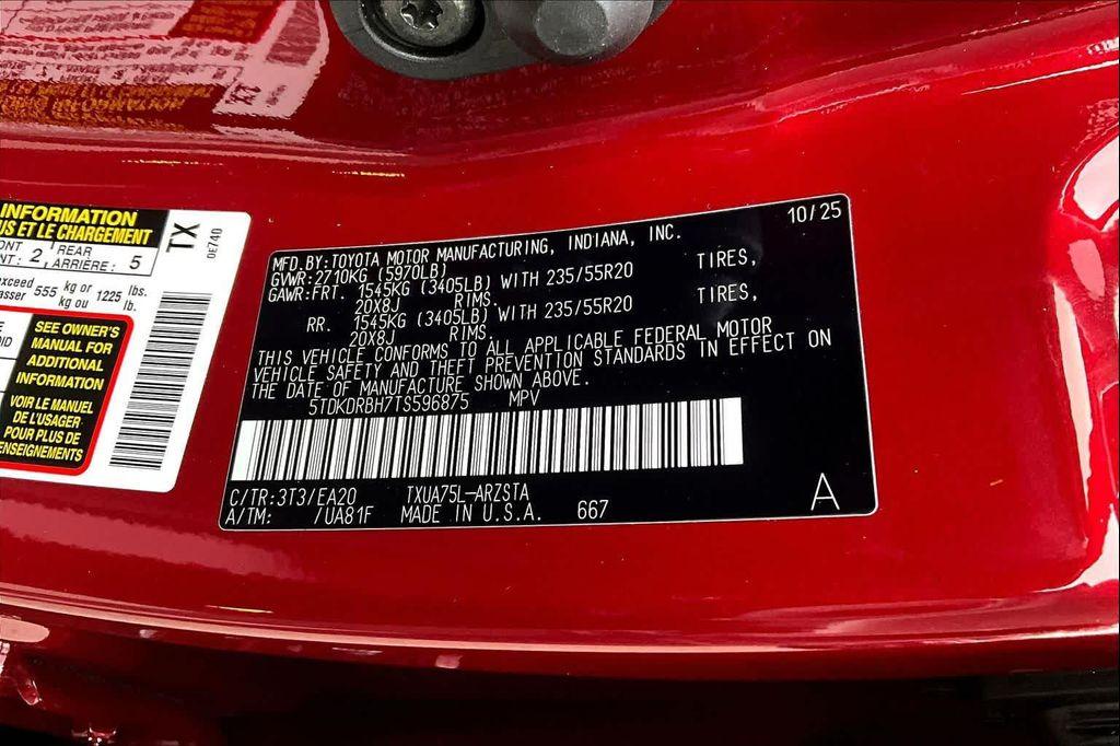 new 2026 Toyota Highlander car, priced at $52,848