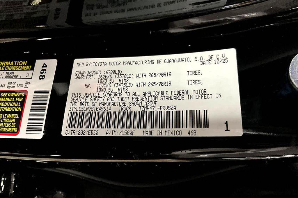 new 2025 Toyota Tacoma car, priced at $67,494