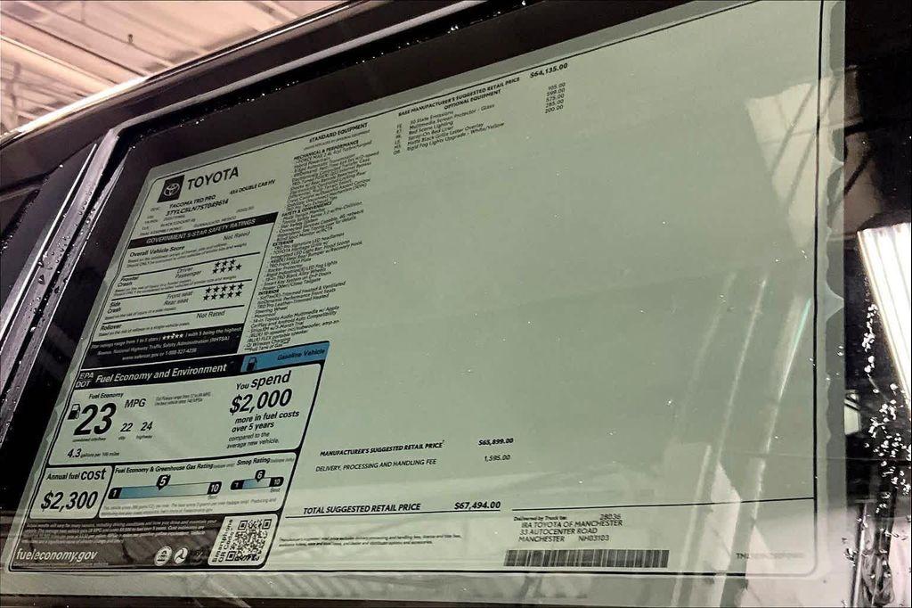 new 2025 Toyota Tacoma car, priced at $67,494