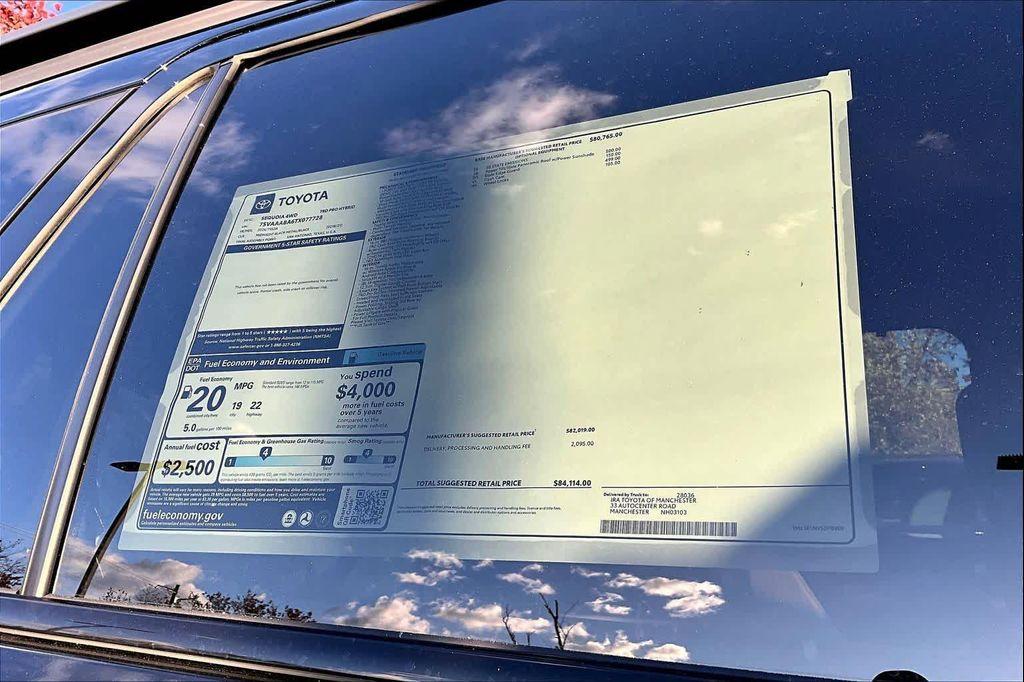new 2026 Toyota Sequoia car, priced at $84,114