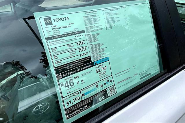 new 2025 Toyota Camry car, priced at $36,572