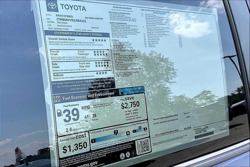 new 2025 Toyota RAV4 Hybrid car, priced at $42,428