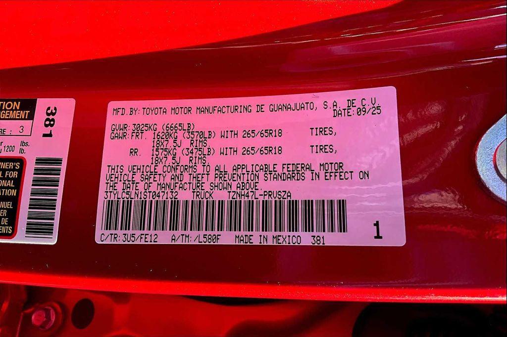 new 2025 Toyota Tacoma car, priced at $54,739