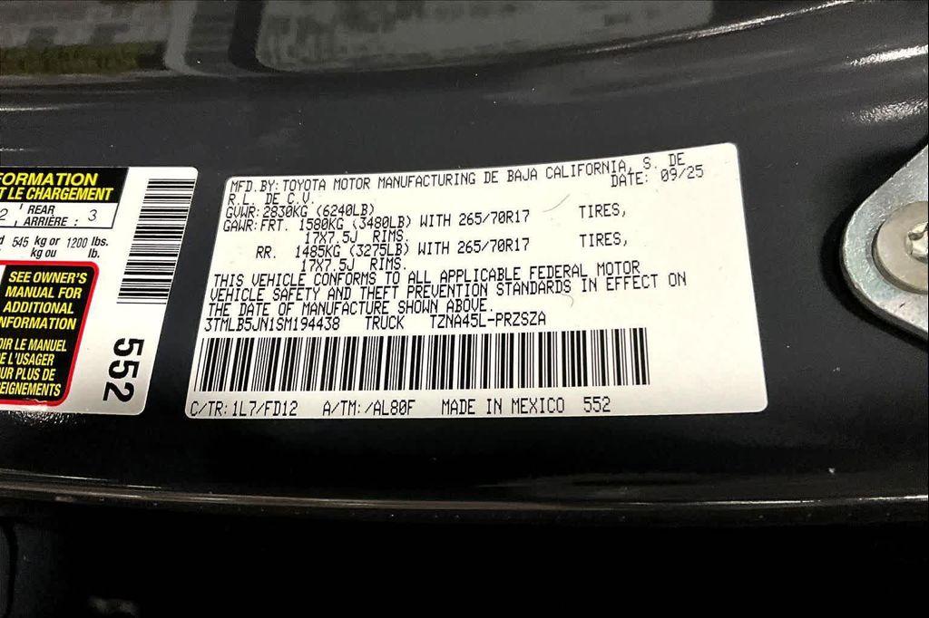 new 2025 Toyota Tacoma car, priced at $48,748