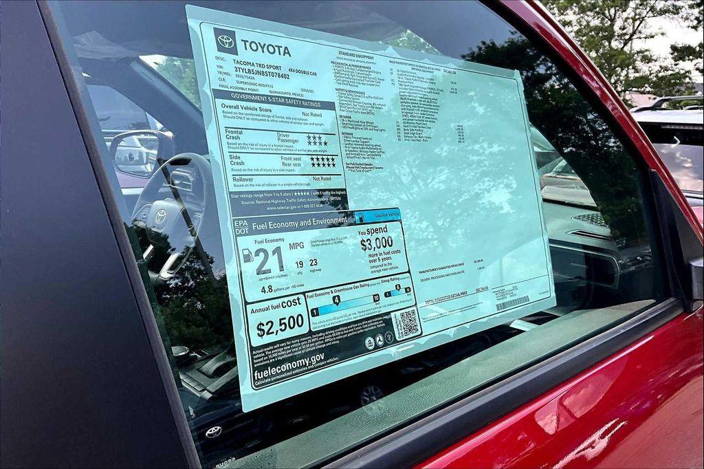 new 2025 Toyota Tacoma car, priced at $52,764